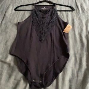 American Eagle Outfitters Navy bodysuit